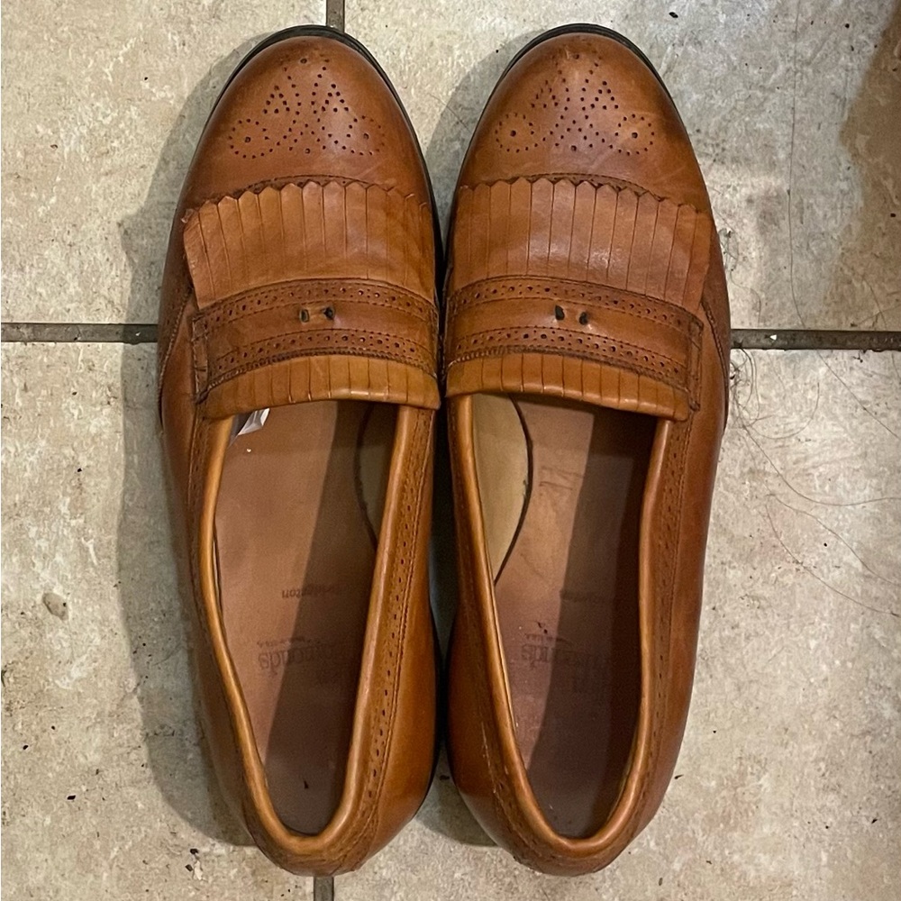 Allen Edmonds Bridgeton Mens Size 11 Brown Classic Dress Leather Shoes Loafers